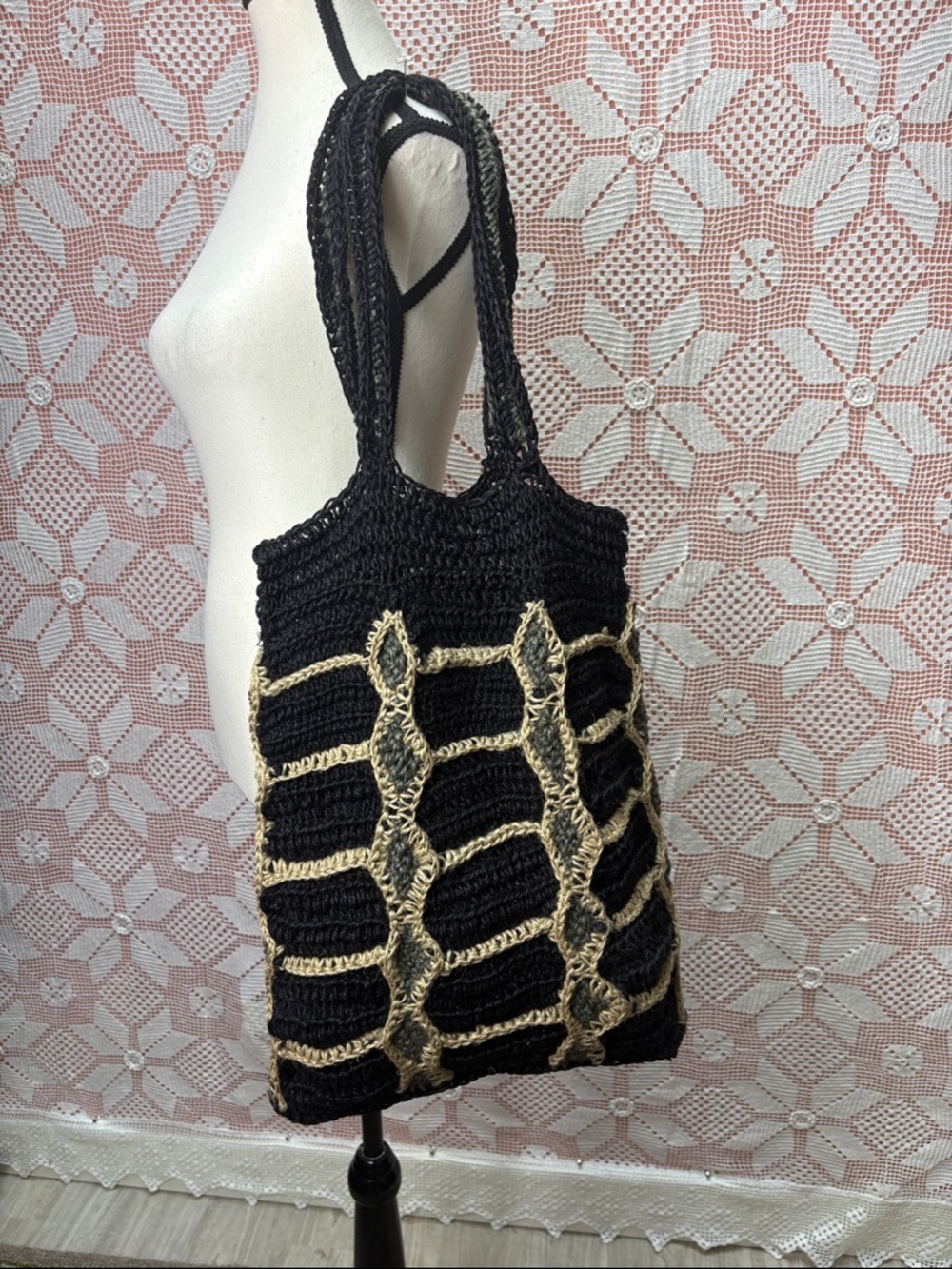 Indaba Jute Tote – Handwoven Boho Market Bag